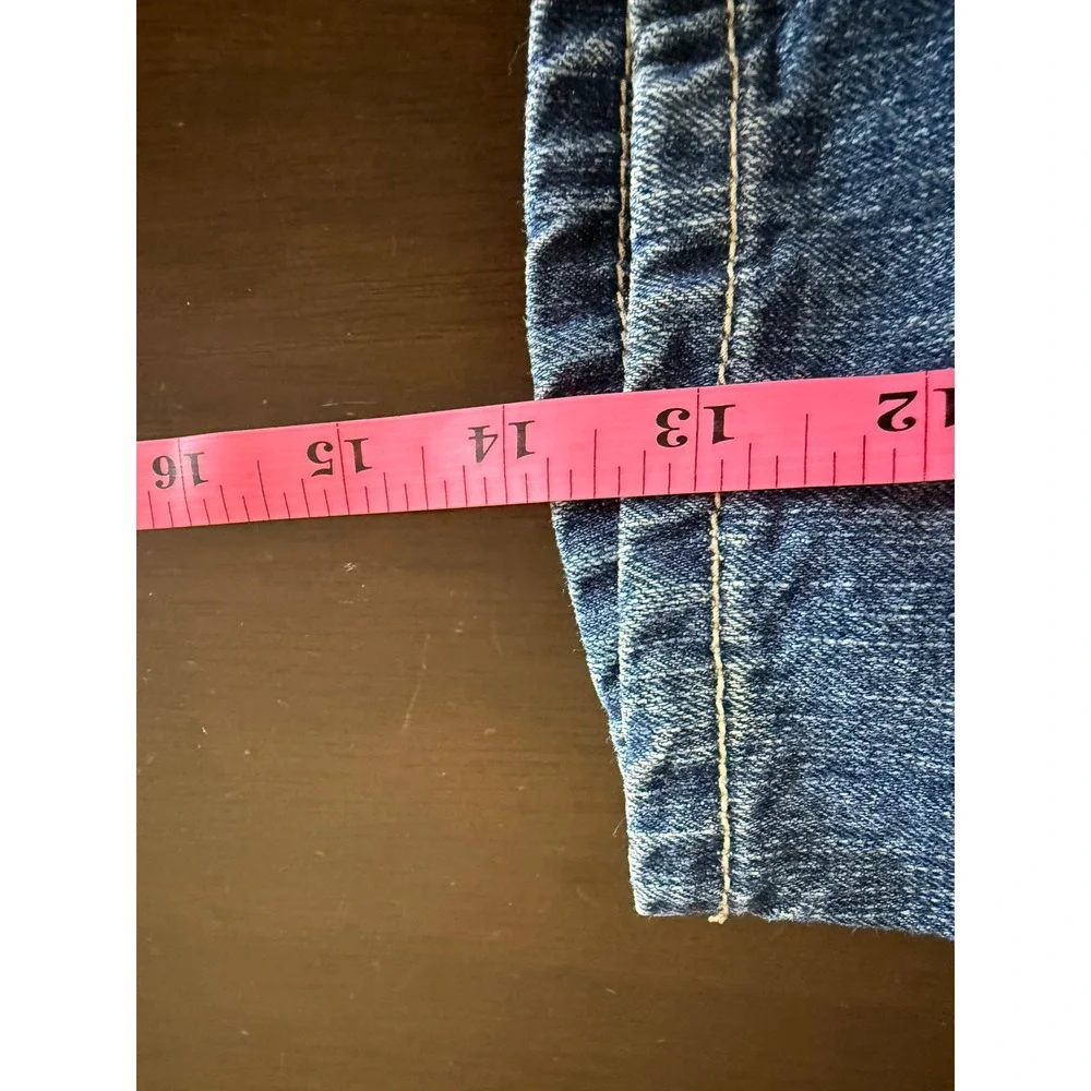 Gymboree Denim Shorts Girls 4 Flower Applique Casual Playwear Toddler‎